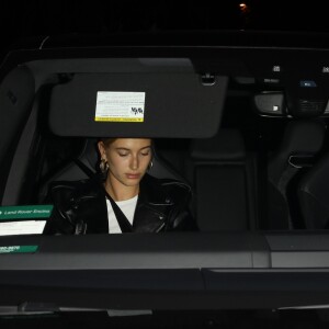 Justin Bieber et sa femme Hailey Baldwin Bieber sont allés se faire masser après un diner et un cinéma en amoureux dans le quartier de West Hollywood à Los Angeles, le 2 octobre 2019