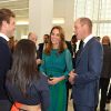 Kate Catherine Middleton, duchesse de Cambridge, et le prince William, duc de Cambridge, en visite au centre Aga Khan à Londres. Le 2 octobre 2019