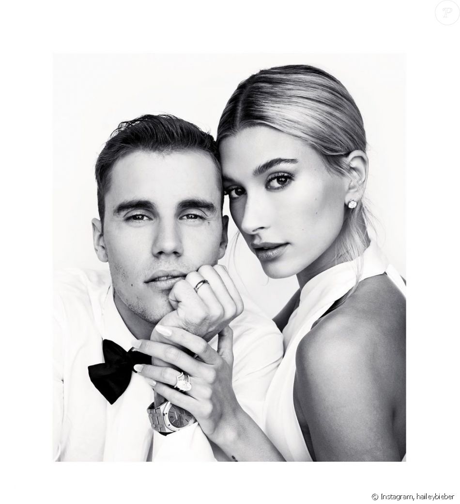 Hailey et Justin Bieber- Photos de mariage- Le 1er octobre 2019