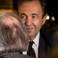 Claude Chirac très émue et son mari Frédéric Salat-Baroux ont tenu à remercier les Français qui faisaient la queue pour se rendre aux Invalides pour rendre un dernier Hommage à Jacques Chirac le 29 septembre 2019. © Cyril Moreau/Bestimage