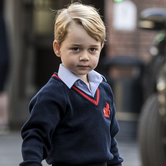 Le prince George de Cambridge a fait sa rentrée à l'école Thomas's Battersea le 7 septembre 2017.