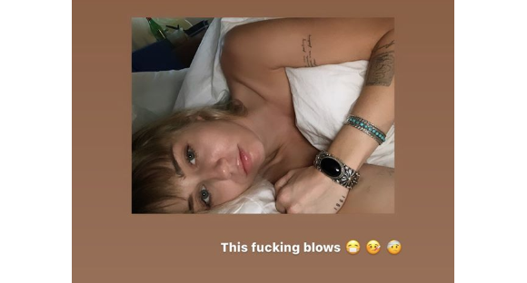 Miley Cyrus sur Instagram, le 8 octobre 2019.