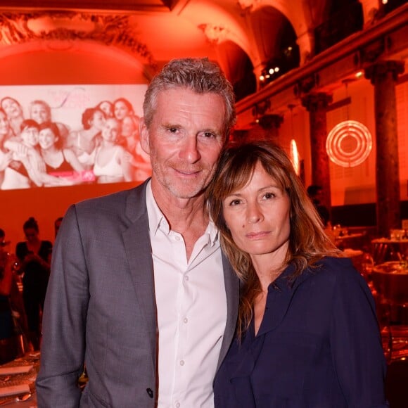 Exclusif - Denis Brogniart et sa femme Hortense Brogniart - Dîner de la Fondation ARC au Pavillon Cambon-Capucines à Paris, le 7 octobre 2019. © Rachid Bellak/Bestimage