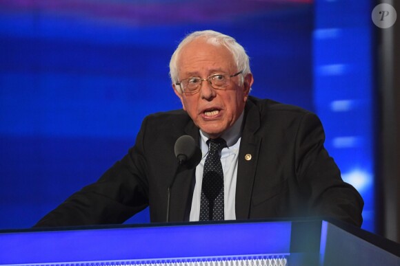 Bernie Sanders lors de la Convention des Démocrates à Philadelphie. Le 26 juillet 2016