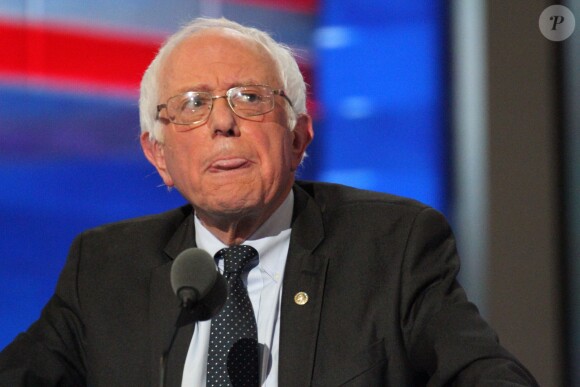 Sénateur Bernie Sanders - Convention du Parti Démocrate au "Wells Fargo Arena" à Philadelphie, Pennsylvanie, Etats-Unis, le 25 juillet 2016. © Globe Photos/ZUMA Wire/Bestimage