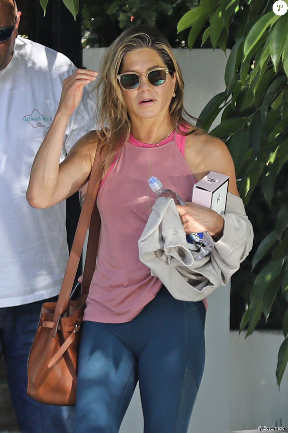 Exclusif - Jennifer Aniston à Los Angeles le 24 juillet 2019. - Purepeople