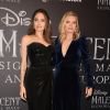Angelina Jolie et Michelle Pfeiffer - Première de "Maléfique : Le pouvoir du Mal" à Rome, le 7 octobre 2019.