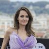 Angelina Jolie au photocall du film "Maléfique : Le Pouvoir du mal" à l'Hotel de la Ville à Rome le 7 octobre 2019.