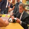 Exclusif - Nicolas Sarkozy en dédicace de son livre "Passions" à la librairie Lamartine à Neuilly-sur-Seine. Le 14 septembre 2019 © Francis Petit / Bestimage