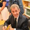 Exclusif - Nicolas Sarkozy en dédicace de son dernier livre "Passions" à la librairie Lamartine à Neuilly-sur-Seine. Le 14 septembre 2019 © Francis Petit / Bestimage