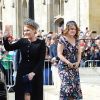 La princesse Eugenie d'York et sa mère Sarah Margaret Ferguson, duchesse d'York - Les invités arrivent au mariage de E. Goulding et C.Jopling en la cathédrale d'York, le 31 août 2019