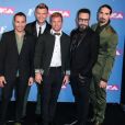 Howie Dorough, Nick Carter, Brian Littrell, AJ McClean, Kevin Ri - Les célébrités assistent 2018 MTV Video Music Awards à New York, le 20 aout 2018.