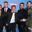 Howie Dorough, Nick Carter, Brian Littrell, AJ McClean, Kevin Ri - Les célébrités assistent 2018 MTV Video Music Awards à New York, le 20 aout 2018.
