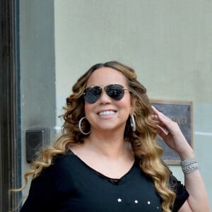 Exclusif - Mariah Carey a été aperçue dans les rues de New York, le 17 août 2019.