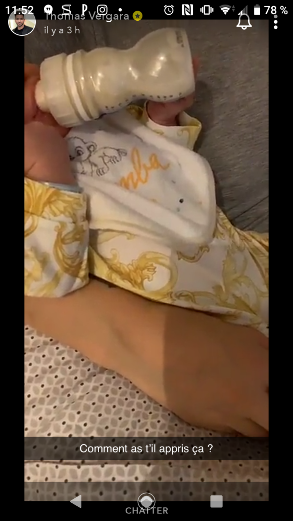 Milann, le fils de Nabilla Benattia et Thomas Vergara, le 13 octobre 2019