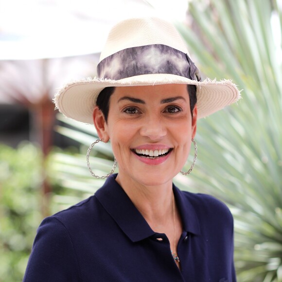 Cristina Cordula au village lors des internationaux de tennis de Roland Garros à Paris, France, le 2 juin 2019. © Jacovides-Moreau/Bestimage