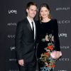 Miranda Kerr et son mari Evan Spiegel à la soirée LACMA Art + Film en l'honneur de Catherine Opie et Guillermo Del Toro présentée par Gucci à Los Angeles, le 3 novembre 2018