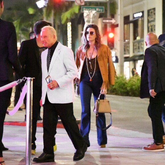 Paris Jackson arrive à la boutique FENDI sur Rodeo Drive pour la soirée de lancement de la collaboration 'Fendi Prints On' à Beverly Hills, le 15 octobre 2019.