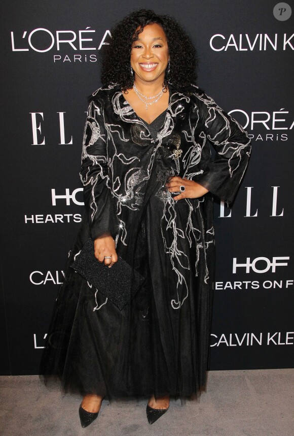 Shonda Rhimes à la 25ème soirée annuelle ELLE Women à l'hôtel Four Seasons à Hollywood, le 15 octobre 2018