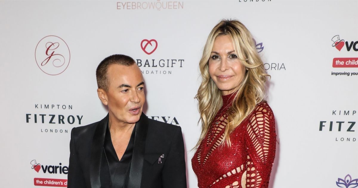Julien Macdonald, Melissa Odabash au photocall de la soirée Global Gift