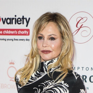 Melanie Griffith au photocall de la soirée "Global Gift Gala" au Kimpton Fitzroy à Londres, le 17 octobre 2019.
