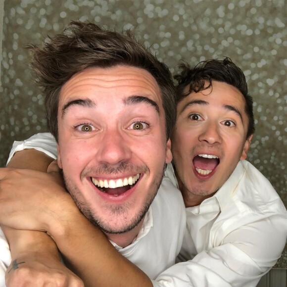 Romain Taillandier et son nouveau mari Junior Velazqez en mode selfie sur Instagram, octobre 2019.