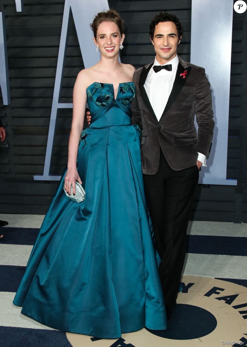Maya Hawke et le créateur Zac Posen au Wallis Annenberg Center à