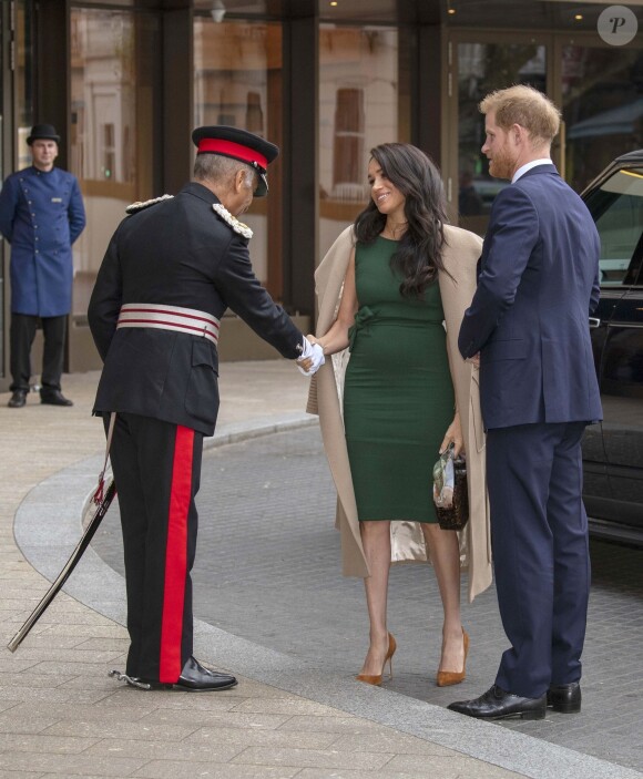 Le prince Harry, duc de Sussex, et Meghan Markle, duchesse de Sussex, assistent à la cérémonie "Wellchild Awards" au Royal Lancaster Hotel à Londres, le 15 octobre 2019.