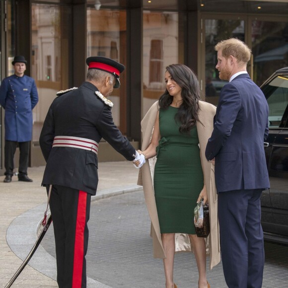 Le prince Harry, duc de Sussex, et Meghan Markle, duchesse de Sussex, assistent à la cérémonie "Wellchild Awards" au Royal Lancaster Hotel à Londres, le 15 octobre 2019.