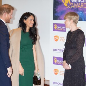 Le prince Harry, duc de Sussex, et Meghan Markle, duchesse de Sussex, arrivent à la cérémonie des WellChild Awards à Londres le 15 octobre 2019.