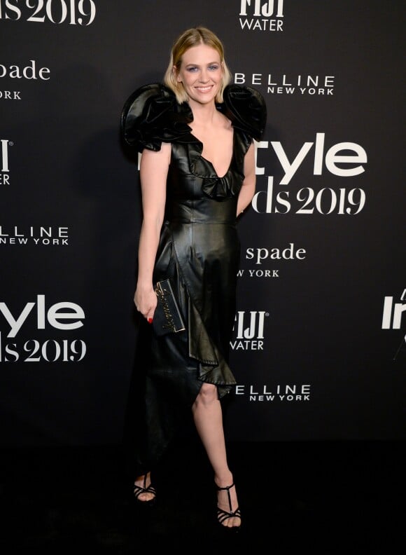 January Jones au photocall de la 5ème édition des "InStyle Awards" au Getty Center à Los Angeles, le 21 octobre 2019.