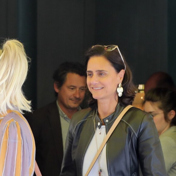 Michel Jankielewicz, Laeticia Hallyday, Barbara Uzzan, la comptable de Laeticia - Laeticia Hallyday à la sortie du restaurant "Mon Square" à Paris le 19 septembre 2019.
