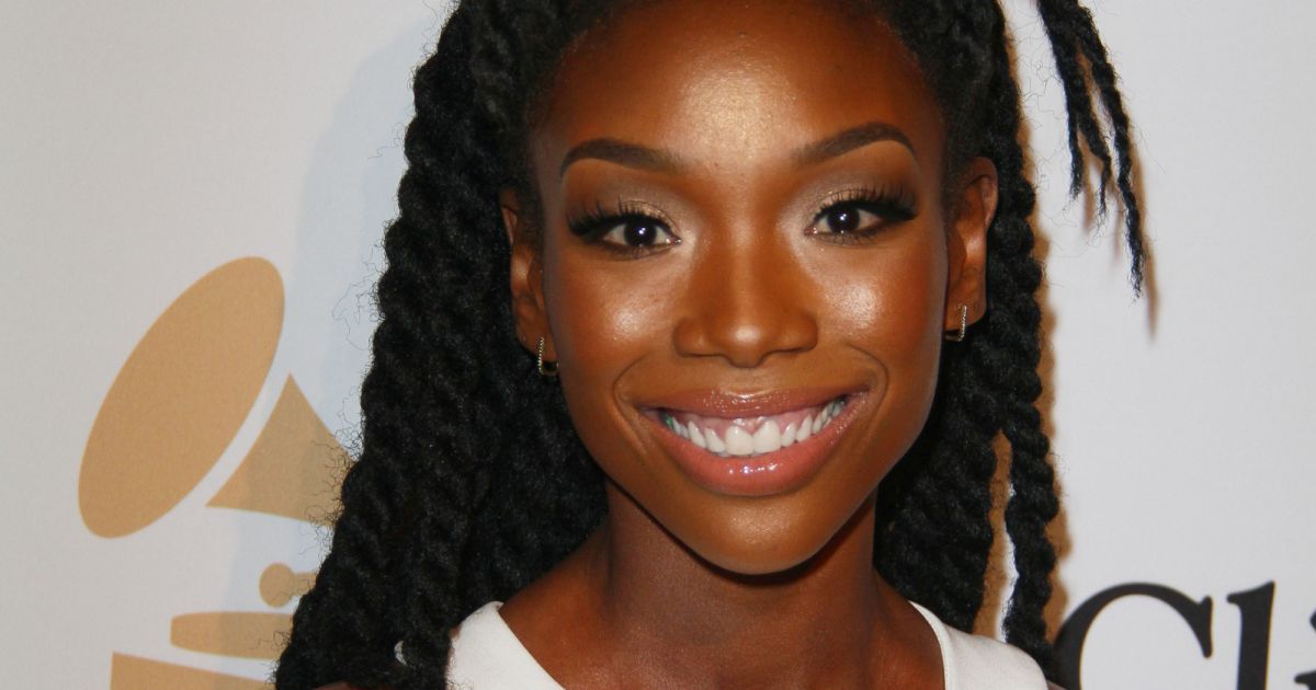 Brandy Soirée de Gala Clive Davis PreGrammy à l'hôtel Hilton de