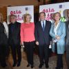 Julie Gayet, Jean-Loup Arnaud, Michèle Alliot-Marie, Patrick Ollier, Sophie Cluzel et son mari Bruno - 27e Gala de l'Espoir de la Ligue contre le cancer au Théâtre des Champs-Elysées à Paris, le 22 octobre 2019. © Giancarlo Gorassini/Bestimage