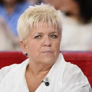 Mimie Mathy - Enregistrement de l'émission "Vivement Dimanche" à Paris le 25 Fevrier 2015. L'émission sera diffusée le 03 Mars.