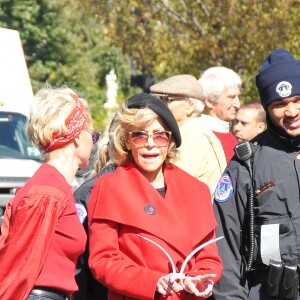 Jane Fonda participait pour la deuxième semaine à une manifestation pour le climat devant le Capitole à Washington le 18 octobre 2019 avec le mouvement Fire Drill Fridays. Et pour la deuxième semaine, elle a été arrêtée par la police.