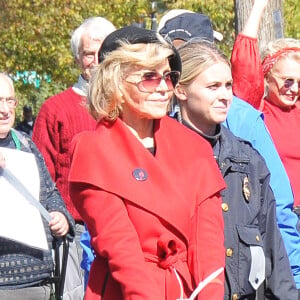 Jane Fonda participait pour la deuxième semaine à une manifestation pour le climat devant le Capitole à Washington le 18 octobre 2019 avec le mouvement Fire Drill Fridays. Et pour la deuxième semaine, elle a été arrêtée par la police.