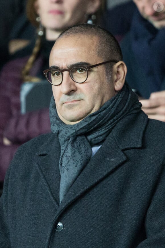 Laurent Nuñez dans les tribunes lors du match de Ligue 1 "PSG - OM (4-0)" au Parc des Princes, le 27 octobre 2019. © Cyril Moreau/Bestimage