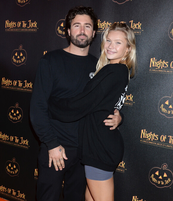 Brody Jenner et sa compagne Josie Canseco au photocall de "Nights of the Jack's Friends & Family" à Los Angeles, le 2 octobre 2019.