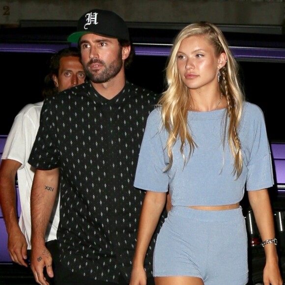 Brody Jenner va fêter son anniversaire avec sa compagne Josie Canseco au night club "Tao" à Los Angeles, le 21 août 2019.