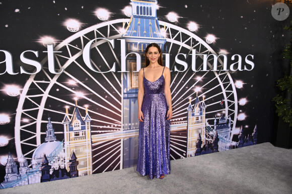 Emilia Clarke assiste à l'avant-première du film 'Last Christmas' à New York, le 29 octobre 2019.