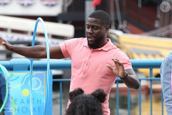 Exclusif - Kevin Hart a été aperçu sur le tournage du film 'Fatherhood' à Boston, le 29 août 2019.