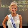 Andréa Galland, Miss Poitou-Charentes 2019, se présentera à l'élection de Miss France 2020, le 14 décembre 2019.