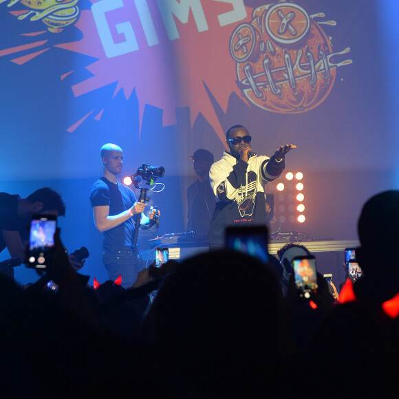 Gims (Gandhi Djuna) - Showcase de Maître Gims pour la soirée de Halloween de Fanta à Paris le 31 octobre 2019. ©Veeren / Bestimage