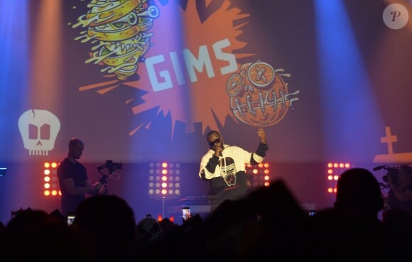Gims (Gandhi Djuna) - Showcase de Maître Gims pour la soirée de Halloween de Fanta à Paris le 31 octobre 2019. ©Veeren / Bestimage