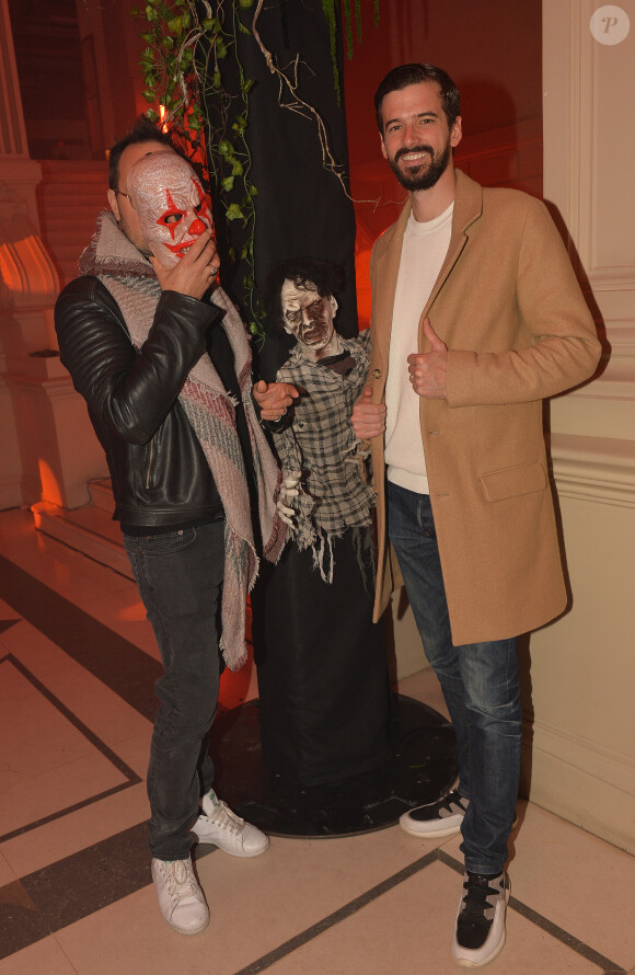 Exclusif - Jarry et Marc-Antoine Le Bret - Showcase de Gim's pour la soirée de Halloween de Fanta à Paris le 31 octobre 2019.  ©Veeren / Bestimage