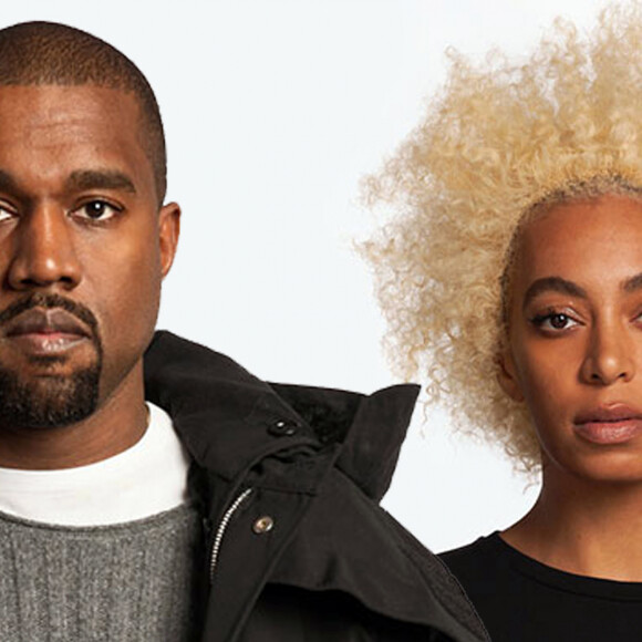 Kanye West et Solange Knowles posent pour la marque Helmut Lang.05/01/2018 - Los Angeles
