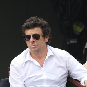 Patrick Bruel dans les tribunes des Internationaux de France de Tennis de Roland-Garros à Paris, le 10 juin 2018. © Dominique Jacovides - Cyril Moreau/Bestimage