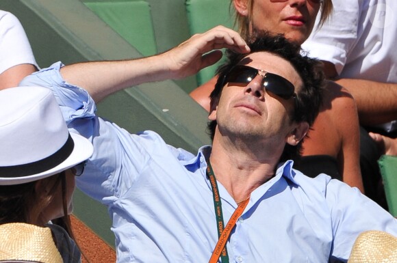 Patrick Bruel au tournois de tennis Roland-Garros. Le 2 juin 2011. @Christophe Guibbaud/ABACAPRESS.COM