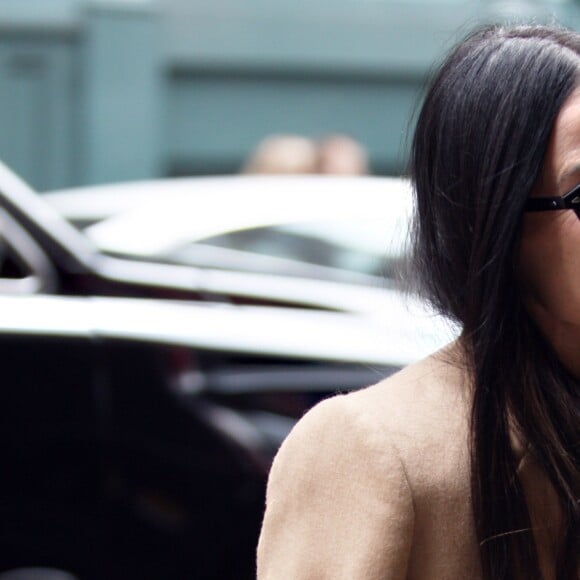 Demi Moore arrive à son hôtel dans le quarrier de Soho à New York, le 4 mai 2019.